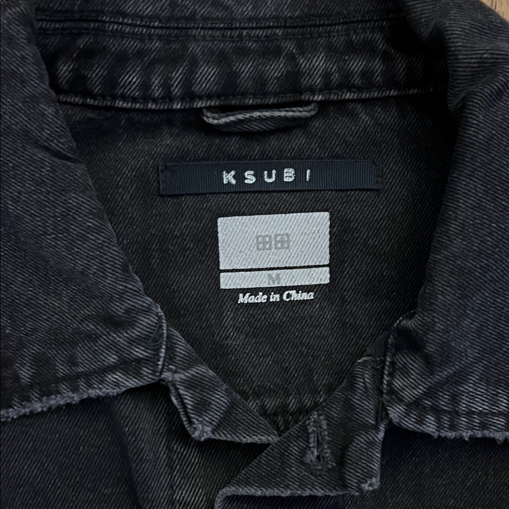 Ksubi Black Denim Jacket - Picture 2 of 6